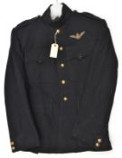 A post 1902 R Artillery officers No 1 blue tunic, with scarce gilt embroidered Air Observations Post