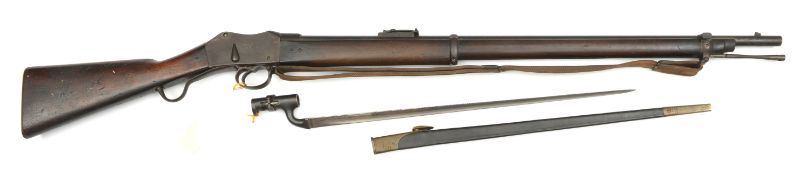 A .577/450” Mark II Martini Henry rifle, 49½” overall, barrel 33” with Birmingham proofs and