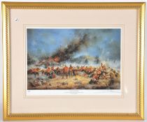 A coloured print “The Formidable 24th”, defence of Rorke’s Drift, after original by David