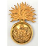 An officer’s gilt 1844 (Albert) pattern shako grenade of The 21st (Royal North British Fusiliers)