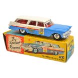 Corgi Toys Plymouth -U.S. Mail (443). In blue and white livery, with red interior, spun wheels