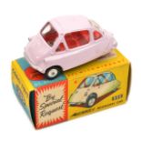 Corgi Toys Heinkel Economy Car (233). Example in lilac with red interior, smooth wheels with black