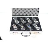A Corgi James Bond Limited Edition Briefcase set. Comprising 8 vehicles used in films over the