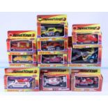 10x 1970s Matchbox Speed Kings. K-40, Blaze Trailer. K-41, Brabham F1. K-42, Nissan 270X. K-43,