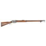 A good .577/450” Mark II Martini Henry rifle, 49½” overall, barrel 33½” with ordnance proof and view