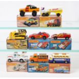 8x Matchbox Superfast 75 Series. 63b, Freeway Gas Tanker. 63d, 4x4 Open Back Truck. 64c, Fire