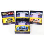4 2000's issue Scalextric 'Sport' series slot racing cars. Mini Cooper -John Cooper Challenge (