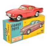 Corgi Toys Volvo P.1800 (228). In red with silver flash, yellow interior, spun wheels and black
