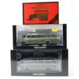 2 Minichamps 1:43 Limited Edition Coaches. 2x Mercedes-Benz- O 321 H 1/1008 and n O 3500, 1/1200