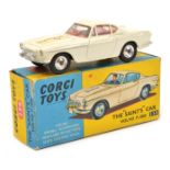 Corgi Toys The 'Saint's Car Volvo P.1800 (258). In white with black Saint decal to bonnet, red