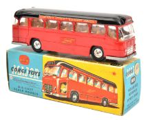Corgi Toys Midland Red Motorway Express Coach (1120). In red with back roof light brown interior,