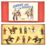 A Britains Cowboys and Indians set (Set 208). Comprising of 11 Native American figures; 4x