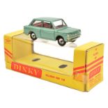 2 Dinky Toys. A Hillman Imp (138) in metallic green with red interior. Plus Triumph Spitfire (