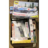 20 1:72 scale unmade aircraft and related model kits. By Airfix, Revell, Matchbox, Italeri, ICM,