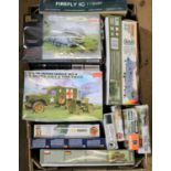 A quantity of unmade Kits by Airfix, Revell, Esci, Emhar, Pegasus, Matchbox, IBG etc. 1:72. scale.