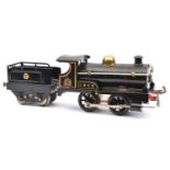 A Hornby Meccano Ltd. O gauge clockwork No.1 LNER 0-4-0 tender locomotive (L10a). Example in lined