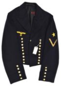 A Third Reich Naval mess dress "monkey jacket", with embroidered breast eagle and line officer's