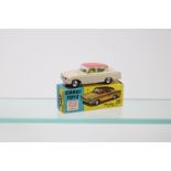 Corgi Toys Ford Consul Classic (234). In cream with pink roof and yellow interior, spun wheels