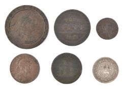 British Trade Tokens: Andover, Hampshire AR shilling, Payable by W.S. & I. Wakeford, 1811, NVF;