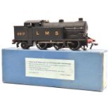 A Hornby Dublo 3-rail Class N2 0-6-2T locomotive (EDL7). In unlined black LMS livery, 6917. Boxed