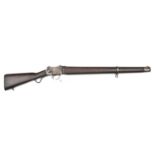 A 14 bore Greener Martini EG Mark III Police gun, number 33601, 42" overall, barrel 26", the