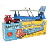 Corgi Major 'Carrimore' Car Transporter with Bedford TK Tractor Unit (1105). Cab in red with