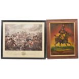 5 contemporary coloured prints of Crimean War scenes, pub 1854/55 by Lloyd Bros & Co, London,
