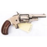 A 5 shot .32" RF Shattuck SA revolver, 6½" overall, octagonal barrel 2¼" marked "C S Shattuck,