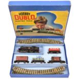 A Hornby Dublo 3-rail Tank Goods Train set (EDG17). Comprising; a BR Class N2 0-6-2T locomotive in