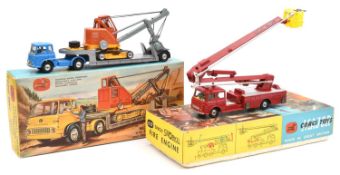 2 Corgi Major Toys. A Gift Set No.27 Machinery Carrier with Bedford Tractor Unit with Priestman