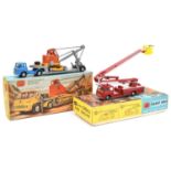 2 Corgi Major Toys. A Gift Set No.27 Machinery Carrier with Bedford Tractor Unit with Priestman