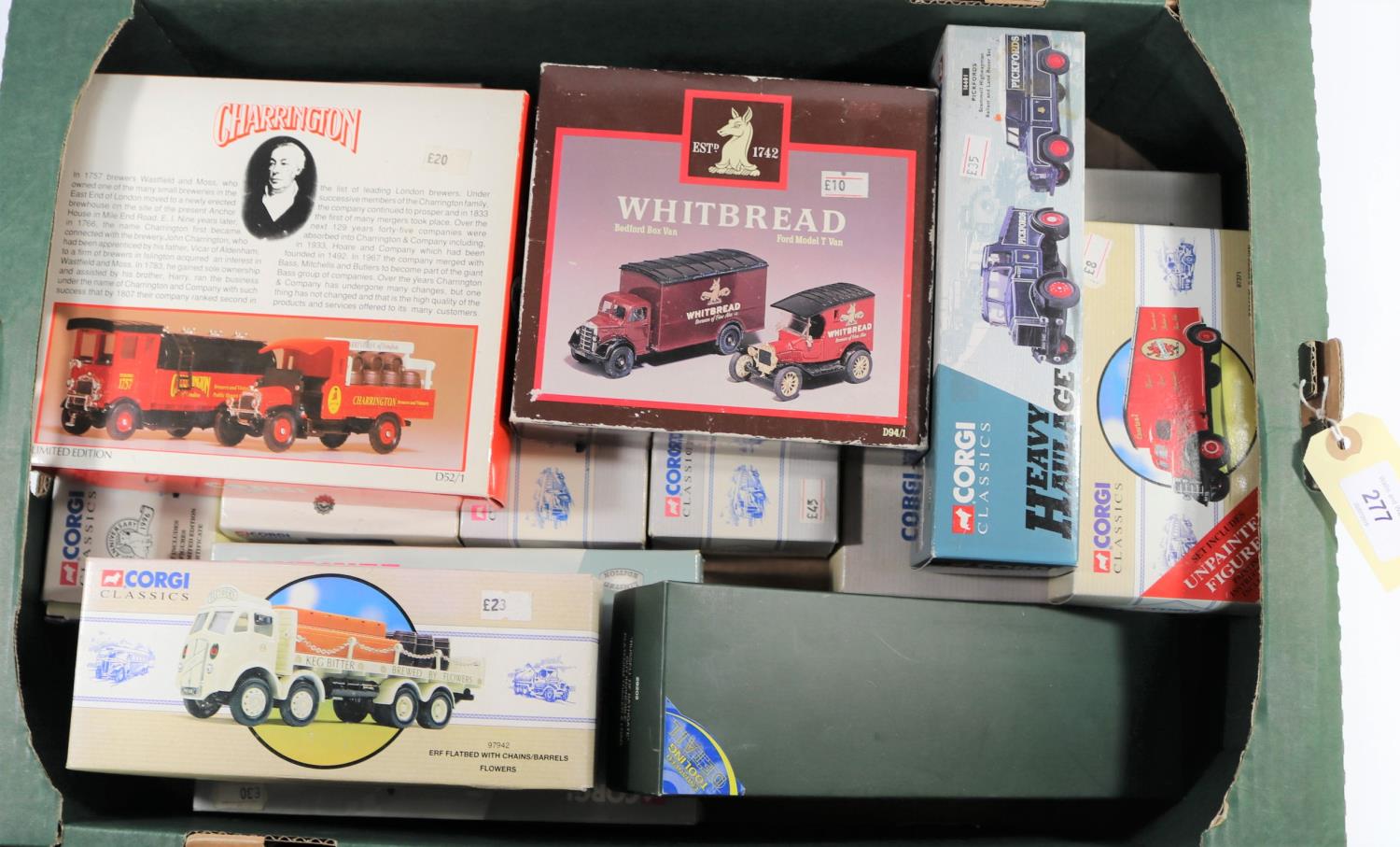 12 Corgi Classics etc. 2x Heavy Haulage series - Scammell Constructor, Siddle C. Cook Ltd. Plus