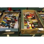 140+ diecast vehicles by Matchbox, EFE and other various makes. Including commercial vehicles,