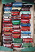 130+ unboxed buses and coaches mainly by EFE and Corgi OOC. Including single and double deck buses