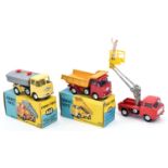 3 Corgi Toys. Neville Cement Tipper Body on E.R.F. Chassis (460). In light yellow and silver, with