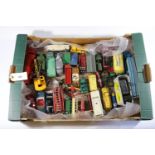 36x Dinky Toys, most for restoration. Including; Pullmore Bedford car transporter and ramp,