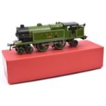 Hornby O Gauge clockwork No.2 Special 4-4-2 Tank Locomotive. In LNER lined gloss green livery, RN