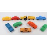 10 Tomte-Lardal and similar moulded plastic vehicles. Of basic construction, manufactured in W.