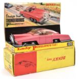 Dinky Toys Lady Penelope's FAB 1 (100). 2nd type in pink with ridged spun wheels and treadded rubber