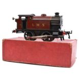 Hornby O Gauge clockwork Type 1010-4-0 Tank Locomotive. In LMS lined maroon and black livery, RN