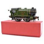 Hornby O Gauge clockwork No.1 0-4-0 Special Tank Locomotive. In LNER lined green livery, RN 2162.