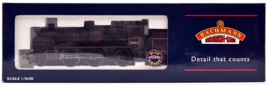 A Bachmann Branchline OO gauge BR N Class locomotive. A 3F 2-6-0 tender loco, 31862, in lined
