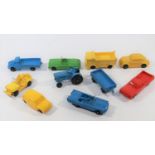 10 Tomte-Lardal and similar moulded plastic vehicles. Of basic construction, manufactured in W.