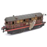 A Hornby O gauge clockwork Metropolitan Railway Bo-Bo electric locomotive. The model with an 0-4-0