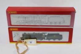2 Hornby Railways 4-6-0 tender locomotives. An LMS Patriot class, Holyhead, RN5514 (R2182B), in