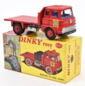 A Dinky Toys Bedford TK Coal Lorry (425). Hall & Co. in red with 6x coal sacks and scales. Boxed,