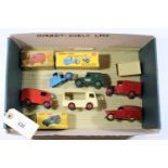 6 Dinky Toys. A Morris J Royal Mail van (260). A Telephone Service van (261). A Mechanical Horse &