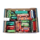 20x Dinky Toys buses and coaches for restoration. Including; 6x Double Deck buses, a Routemaster,