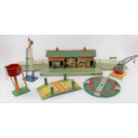6 Hornby O Gauge Accessories. Hornby Series - 'Windsor' Railway Station. Example with 1920's style