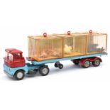 A Corgi Toys Chipperfields Menagerie Transporter (1139). Scammell Handyman with 3 crates